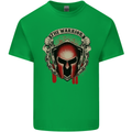 The Warrior Gym Spartan Helmet Bodybuilding Mens Cotton T-Shirt Tee Top Irish Green