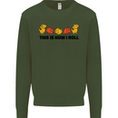 This Is How I Roll RPG Role Playing Game Mens Sweatshirt Jumper Forest Green