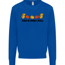 This Is How I Roll RPG Role Playing Game Mens Sweatshirt Jumper Royal Blue