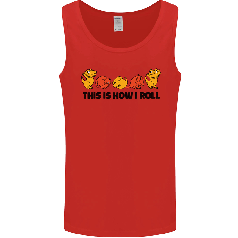 This Is How I Roll RPG Role Playing Game Mens Vest Tank Top Red