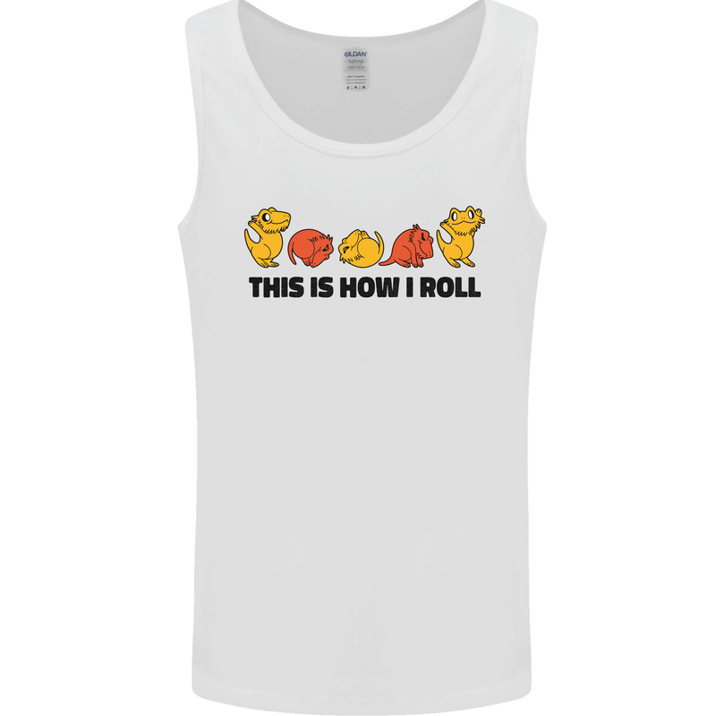 This Is How I Roll RPG Role Playing Game Mens Vest Tank Top White