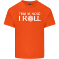 This Is How I Roll RPG Role Playing Games Mens Cotton T-Shirt Tee Top Orange
