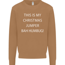 This Is My Christmas Jumper Bah Humbug Mens Sweatshirt Jumper Caramel Latte