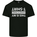 This Is My Handstand T-Shirt Gymnastics Mens Cotton T-Shirt Tee Top Black