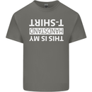This Is My Handstand T-Shirt Gymnastics Mens Cotton T-Shirt Tee Top Charcoal