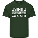 This Is My Handstand T-Shirt Gymnastics Mens Cotton T-Shirt Tee Top Forest Green
