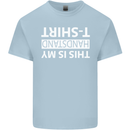 This Is My Handstand T-Shirt Gymnastics Mens Cotton T-Shirt Tee Top Light Blue