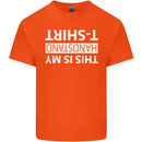 This Is My Handstand T-Shirt Gymnastics Mens Cotton T-Shirt Tee Top Orange