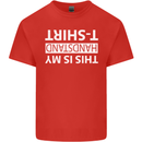 This Is My Handstand T-Shirt Gymnastics Mens Cotton T-Shirt Tee Top Red