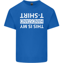 This Is My Handstand T-Shirt Gymnastics Mens Cotton T-Shirt Tee Top Royal Blue