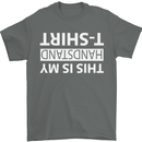 This Is My Handstand T-Shirt Gymnastics Mens T-Shirt Cotton Gildan Charcoal