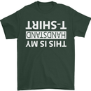 This Is My Handstand T-Shirt Gymnastics Mens T-Shirt Cotton Gildan Forest Green
