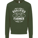 This Is What a Qualified Farmer Looks Like Mens Sweatshirt Jumper Forest Green