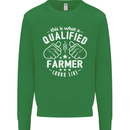 This Is What a Qualified Farmer Looks Like Mens Sweatshirt Jumper Irish Green