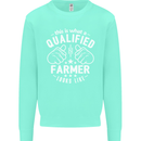 This Is What a Qualified Farmer Looks Like Mens Sweatshirt Jumper Peppermint