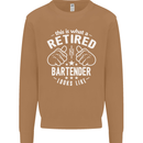This Is What a Retired Bartender Looks Like Mens Sweatshirt Jumper Caramel Latte