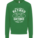 This Is What a Retired Bartender Looks Like Mens Sweatshirt Jumper Irish Green