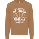 This Is What a Retired Fisherman Looks Like Mens Sweatshirt Jumper Caramel Latte