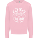 This Is What a Retired Fisherman Looks Like Mens Sweatshirt Jumper Light Pink