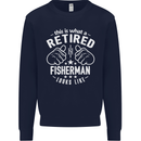 This Is What a Retired Fisherman Looks Like Mens Sweatshirt Jumper Navy Blue