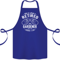 This Is What a Retired Gardener Looks Like Cotton Apron 100% Organic Royal Blue
