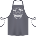 This Is What a Retired Gardener Looks Like Cotton Apron 100% Organic Steel