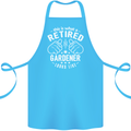 This Is What a Retired Gardener Looks Like Cotton Apron 100% Organic Turquoise