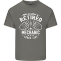 This Is What a Retired Mechanic Looks Like Mens Cotton T-Shirt Tee Top Charcoal
