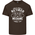 This Is What a Retired Mechanic Looks Like Mens Cotton T-Shirt Tee Top Dark Chocolate