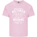 This Is What a Retired Mechanic Looks Like Mens Cotton T-Shirt Tee Top Light Pink