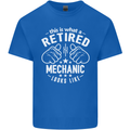 This Is What a Retired Mechanic Looks Like Mens Cotton T-Shirt Tee Top Royal Blue