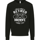 This Is What a Retired Midwife Looks Like Mens Sweatshirt Jumper Black