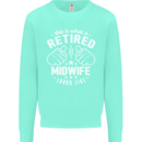 This Is What a Retired Midwife Looks Like Mens Sweatshirt Jumper Peppermint