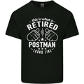 This Is What a Retired Postman Looks Like Mens Cotton T-Shirt Tee Top Black