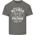 This Is What a Retired Postman Looks Like Mens Cotton T-Shirt Tee Top Charcoal