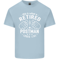 This Is What a Retired Postman Looks Like Mens Cotton T-Shirt Tee Top Light Blue