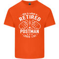 This Is What a Retired Postman Looks Like Mens Cotton T-Shirt Tee Top Orange