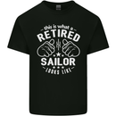 This Is What a Retired Sailor Looks Like Mens Cotton T-Shirt Tee Top Black