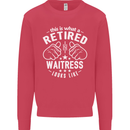 This Is What a Retired Waitress Looks Like Mens Sweatshirt Jumper Heliconia
