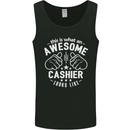 This Is What an Awesome Cashier Looks Like Mens Vest Tank Top Black