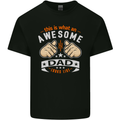 This Is What an Awesome Dad Father's Day Mens Cotton T-Shirt Tee Top Black