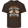 This Is What an Awesome Dad Father's Day Mens Cotton T-Shirt Tee Top Dark Chocolate