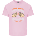This Is What an Awesome Dad Father's Day Mens Cotton T-Shirt Tee Top Light Pink