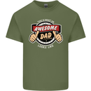 This Is What an Awesome Dad Father's Day Mens Cotton T-Shirt Tee Top Military Green