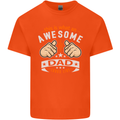 This Is What an Awesome Dad Father's Day Mens Cotton T-Shirt Tee Top Orange
