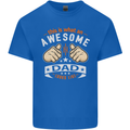 This Is What an Awesome Dad Father's Day Mens Cotton T-Shirt Tee Top Royal Blue