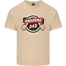This Is What an Awesome Dad Father's Day Mens Cotton T-Shirt Tee Top Sand