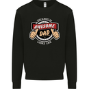 This Is What an Awesome Dad Father's Day Mens Sweatshirt Jumper Black