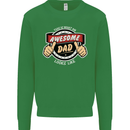 This Is What an Awesome Dad Father's Day Mens Sweatshirt Jumper Irish Green