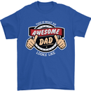 This Is What an Awesome Dad Father's Day Mens T-Shirt Cotton Gildan Royal Blue